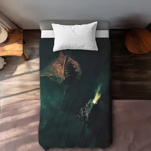 Conscious Sales C1DCTXLWP4S4AR Depths Beige Twin Size Extra Long Duvet Cover - Elegant Home Decor Essential