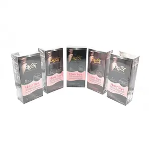 BLEST 5 Min Hair Dye Shampoo - Hair Color with 5 Minutes Application Time Moisturizing Haircare. Covers Grays, Rich Healthy Looking Hair