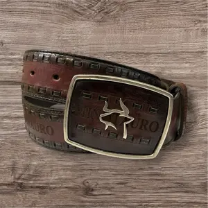 Genuine Leader Belt Two Colors Available Black/Black-Cherry