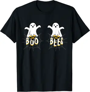 Boo Bees Funny Ghost Halloween Web Spider Bee Costume Humor T-Shirt - Jacobjbt Shop 57B09GW5GV7G