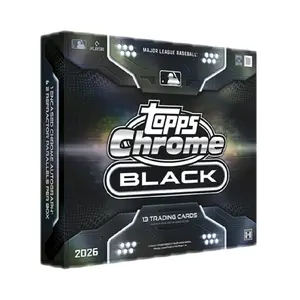 Break#111 (1)2026 Topps chrome Black hobby box and (1)2025 Topps chrome update hobby box