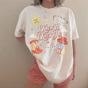 Vintage I Knew It I Knew You Shirt V3, Vintage Tay Story 13 Cloud Summer Beach Tee You're A Cowboy Like Me Shirt You've Got a Friend In Me Unisex Cotton Shirt Music Fan Gift for Fan