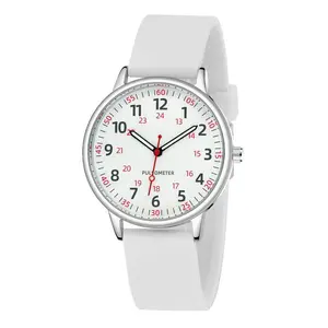 Nurse Watch for Women: Waterproof, Analog with Second Hand, Silicone-banded – Ideal for Nursing Professionals.