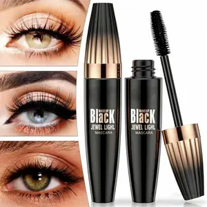 My Amazing Lash Mascara,4D Silk Fibe Plump & Enlarge Eyelashes, Classic Black Waterproof, Volume & Length, All Day Long Lasting, Smudge Proof Flake Free, Easy Removal, Daily Eye Makeup, Travel Friendly, Holiday Gift Beauty Cosmetic Lightweight