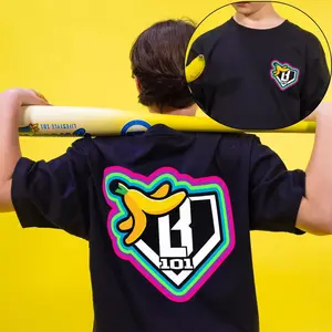 Youth & Adult Banana Baseball Graphic T-Shirt, Funny Baseball Lifestyle Tee for Game Day, Streetwear Baseball Fan Shirt, USA-Made & Printed Apparel	