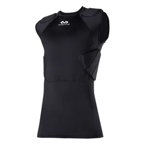 McDavid Rival Integrated Shirt/5-Pad - Football & Lacrosse Compression Top with 5-Pad Protection & Light Breathable DesigN