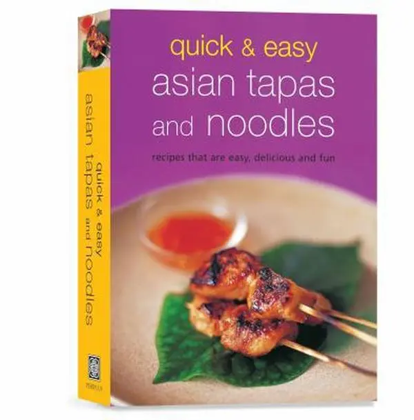 USED Book - Quick & Easy Asian Tapas and Noodles: Recipes That Are Easy, Delicious and Fun (Learn to Cook) by Anton Kilayko (Hardcover) - english