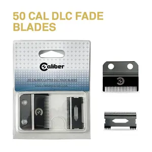 Caliber 50 Cal Mag Clipper DLC Fade Blade Brush Handle Smooth Storage electric hair Professional Detachable Comfort Steel Durable