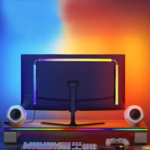 LED RGB Backlight Strip for 24/32 Inch Displays, USB Powered Gaming Atmosphere Light, Desktop Decoration, Vibrant Lighting Effects