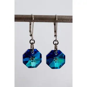 Bermuda Blue Dangle Earrings