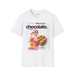 Chocolate Cookie Magazine Cover Unisex Softstyle T-Shirt