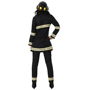 Women's Black Firefighter Costume