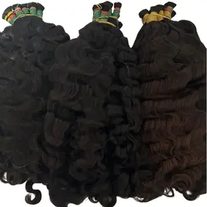 Human Braiding Hair 22inch hairextensions glow dark braids