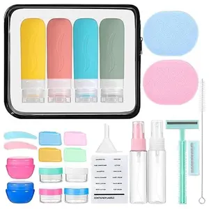 26 Pack Travel Size Toiletries Travel Bottles Tsa Approved Travel Essentials for Women Travel Size Containers Silicone Leak Proof Toiletry Bottle Travel Accessories
