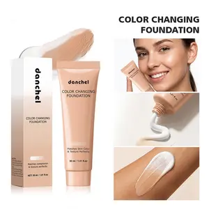 Water-Infused Color-Changing Foundation, Natural & Long-Lasting, Lightweight Bb Cream, Moisturizing, Hydrating, Waterproof, Portable, Ideal for Summer