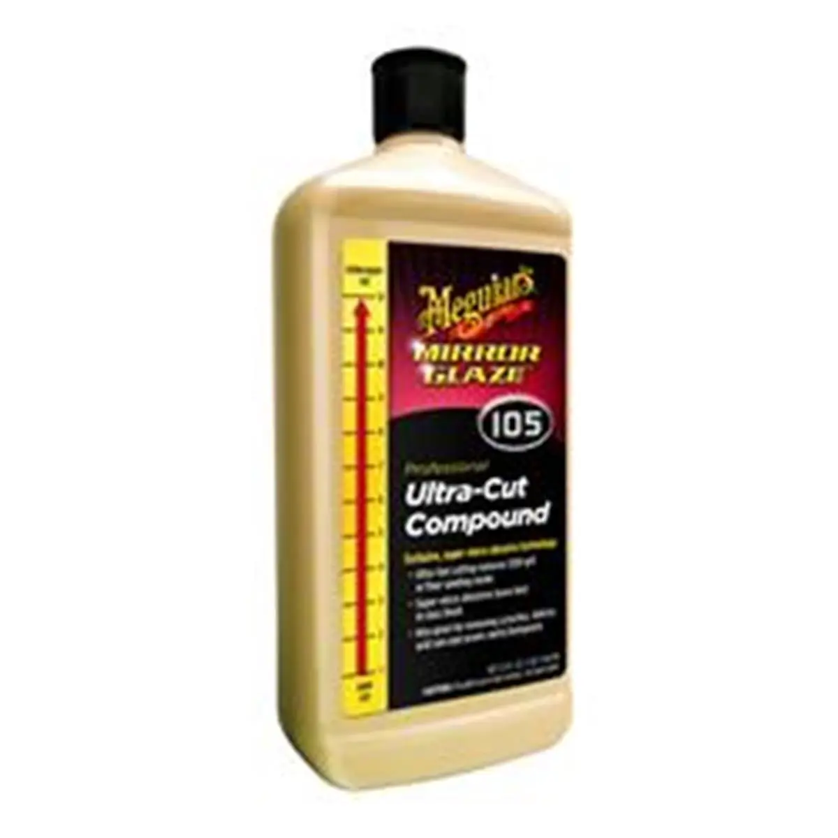 MEGUIARS M10532 Liquid Cut & Polish Compound, 32 oz, Exclusive Super-Micro Abrasive Technology, Removes Severe Swirls, Safe for Hand Apply, Delivers Premium Finish