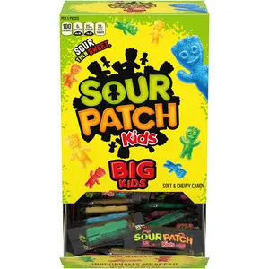 Sour Patch Big Individually Wrapped Soft & Chewy Candy, 240 Count Box