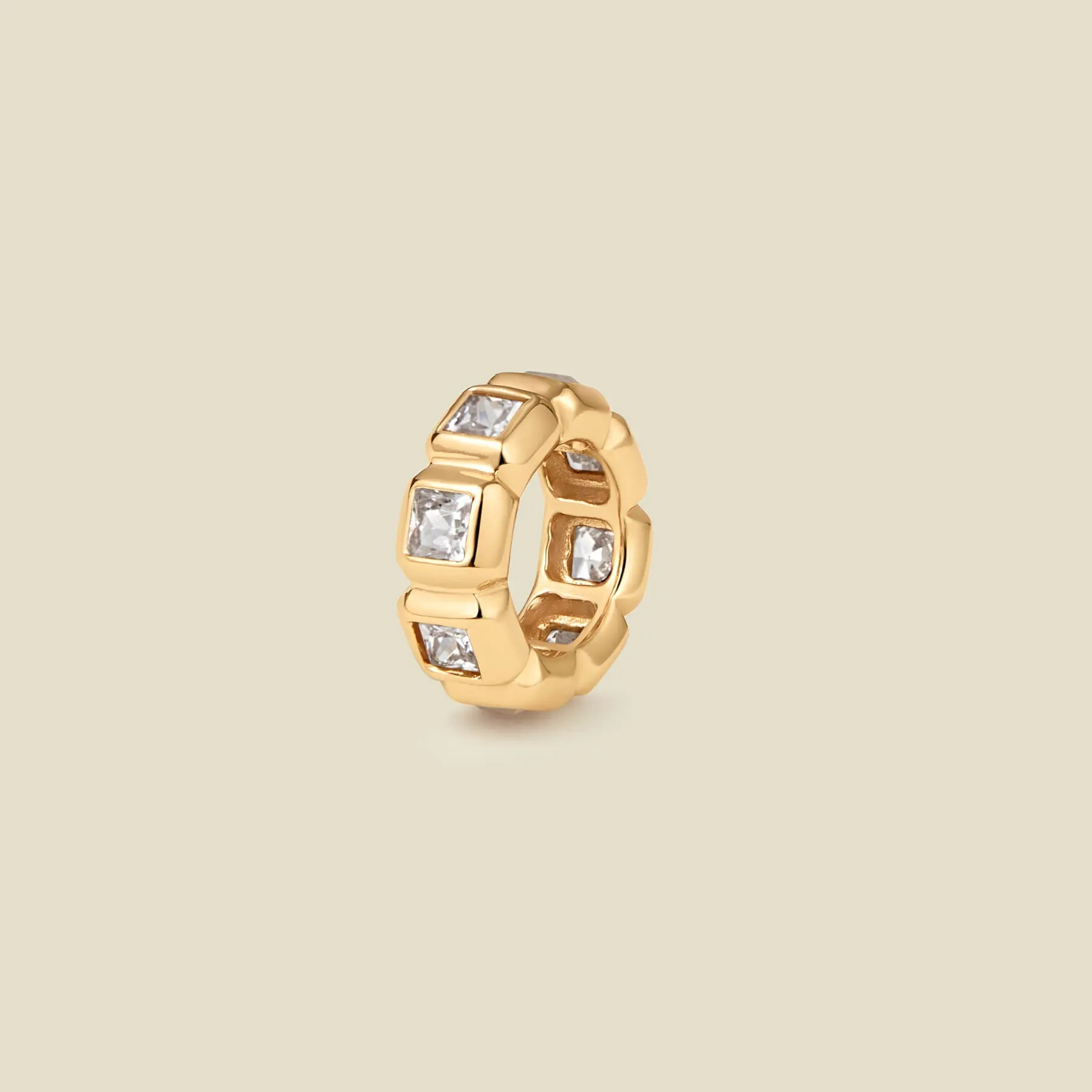 April Birthstone Spacer Charm