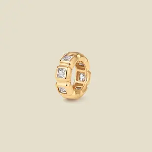 April Birthstone Spacer Charm