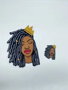 Loc Queen Patches Prideful Patchez, Iron/Sew On Patch for Clothing - DIY