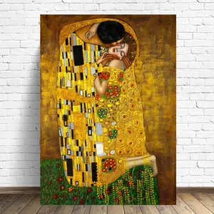 Famous Artist Salvador Gustav Klimt The Kiss Diamond Painting Kits Full Drills Mosaic Cross Stitch Embroidery Home Decor