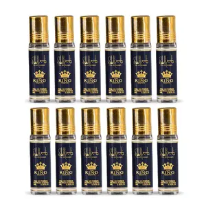 12PCS Taj AL Malik Roll-On Perfume Oil - CPO 10ML (0.34OZ) By Ard Al Zaafaran | Long Lasting, Miniature Perfume Oil For Men & Women. (Pack Of 12)