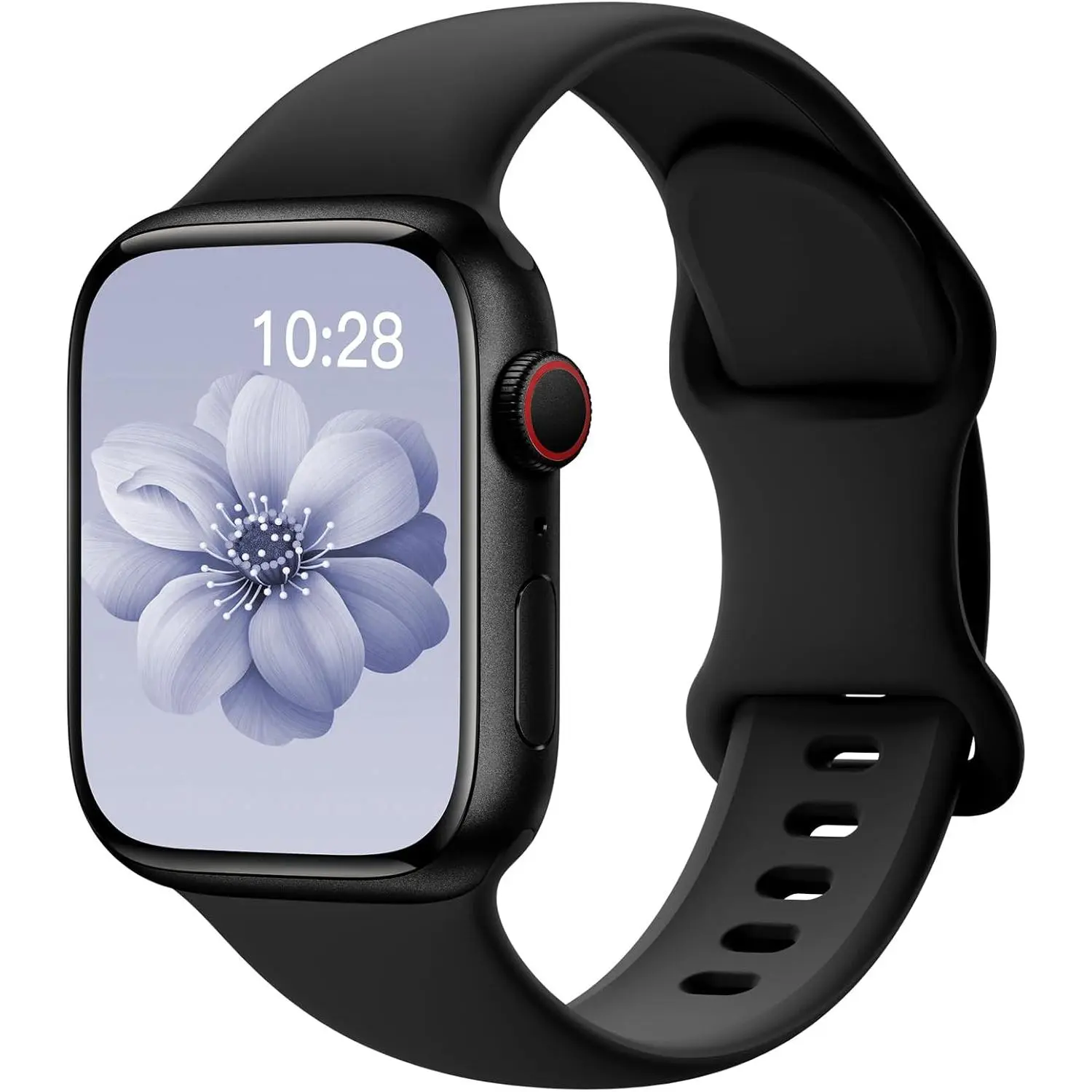Sport Silicone Band Compatible with Apple Watch Bands 40mm 38mm 41mm 44mm 45mm 42mm 49mm Women Men,Soft Wristband Waterproof Replacement Sport Strap for iWatch Bands Series 9 8 7 6 5 4 3 2 1 SE Ultra