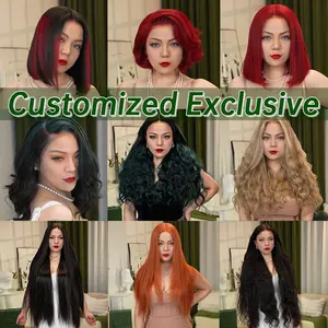 FF WIG Special Customized Link Real 250% Density Raw Human Hair Wear Go Wig Pre-Cut Lace with special drawstring
