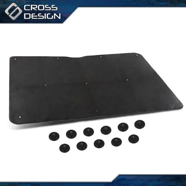 CROSSDESIGN 1 x Hood Insulation Pad for 1981-1987 Buick Regal, 0.5in Thick, Durable, Heat Insulating, W/ Clips, Limited Life Guarantee