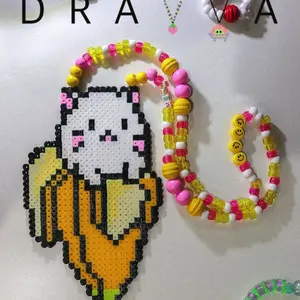 Banana Perler Necklace