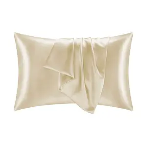 Satin Pillowcase, Similar to Silk , Cooling Pillow Case Covers with Envelope Closure, A luxurious soft satin pillowcase- hypoallergenic and machine washable, without pillow core,Room Decor Gifts for Women Men