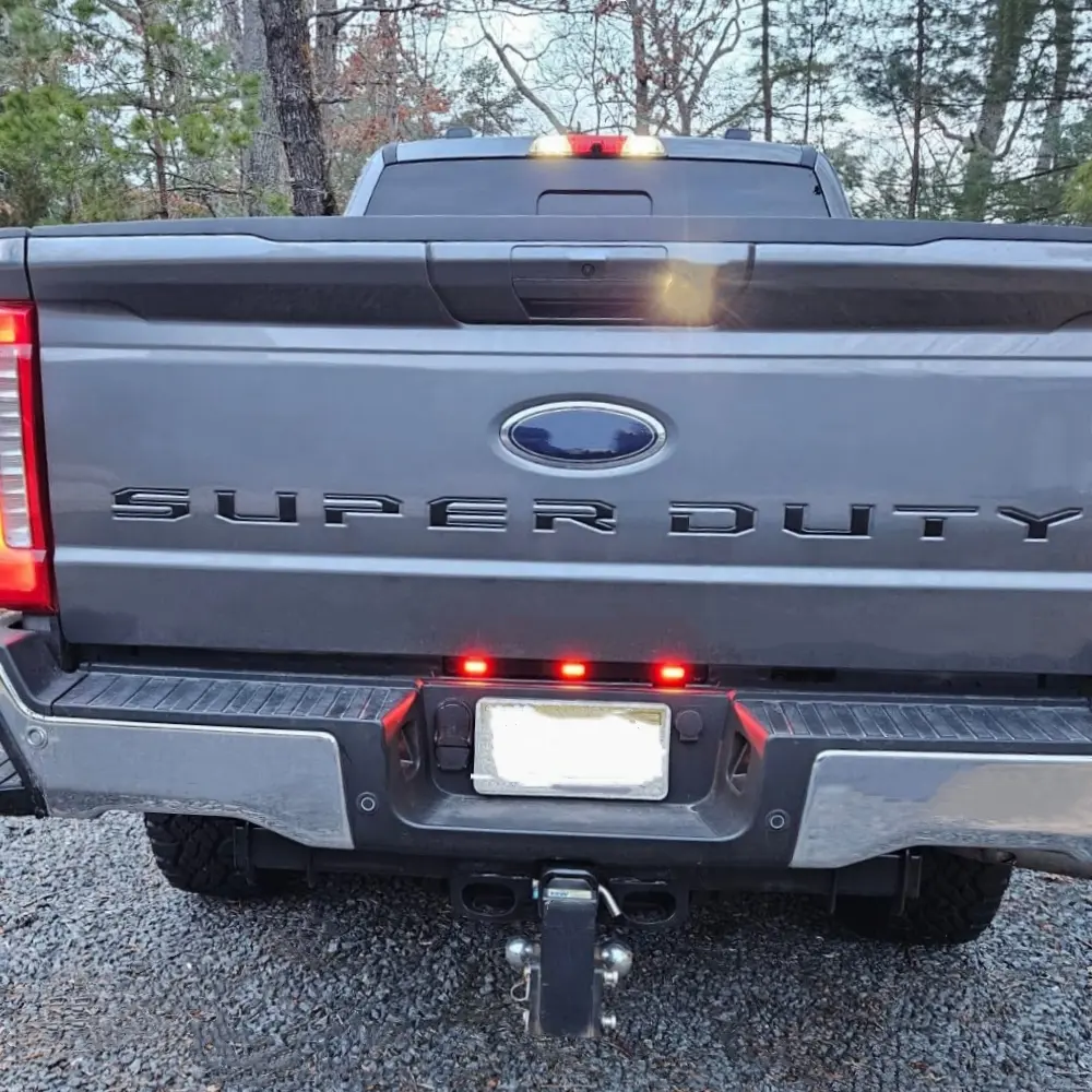For 2017- 2019 Models ONLY!3D Raised Super Duty Tailgate Rear Door Insert Letter Fit F-250 / F-350 Emblem Decal