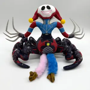 Realistic Spider Six-Legged Clown Plush Toy, Polyester Fiber Filled Doll, Perfect Halloween & Birthday Gift, Kids Adult Interactive Fun Game