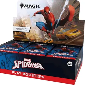 Magic: The Gathering Marvel's Spider-Man Play Booster Box 30 Packs with Foil Cards & Rare Cards for Draft Events