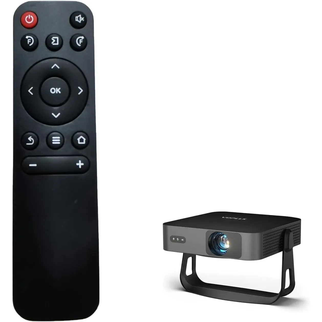 Remote Control Compatible for  R1  Projector, Mini Projector, (Not Compatible with Other Brands, Maybe They Look The Same)
