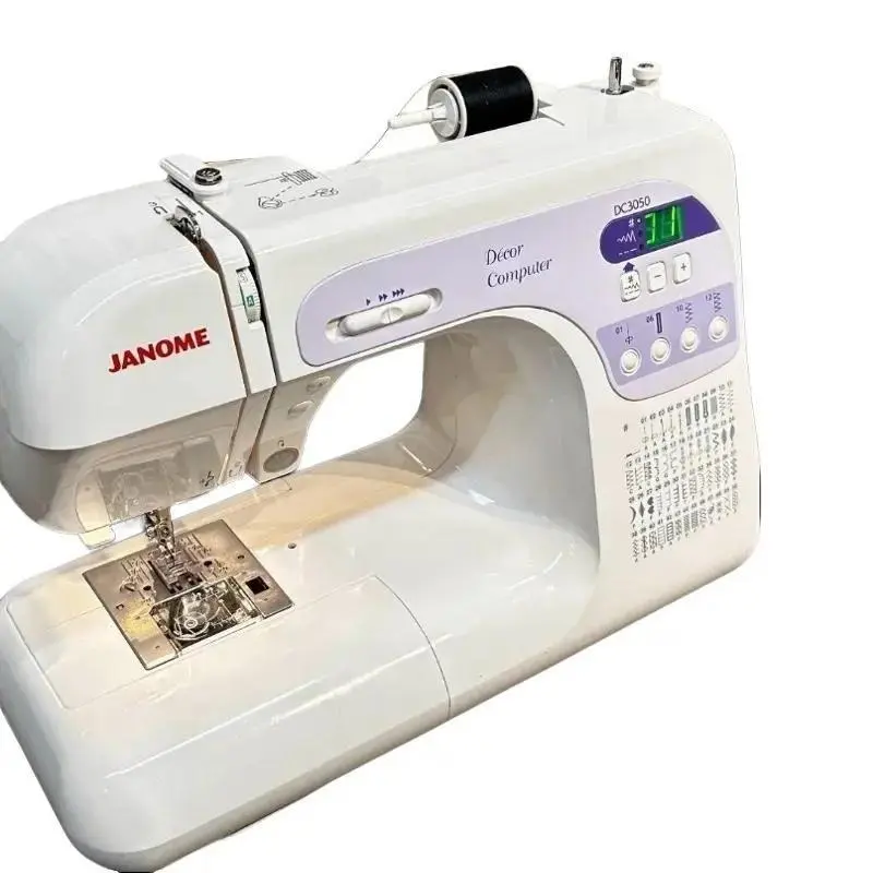 Janome Decor Computer 3050 Computerized Sewing Machine with Digital Display & Multiple Stitching Options for Tech-Savvy Sewers
