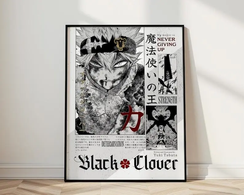 black clover poster - TikTok Shop