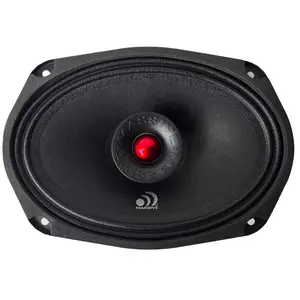 Massive Audio P69NTI Pro Audio 6x9" 4 Ohm Mid-Bass Coaxial Neodymium Weatherproof Speaker 160 Watts RMS with TIL Voice Coils & Neodymium Magnets - Amplifier Steel Smartphone