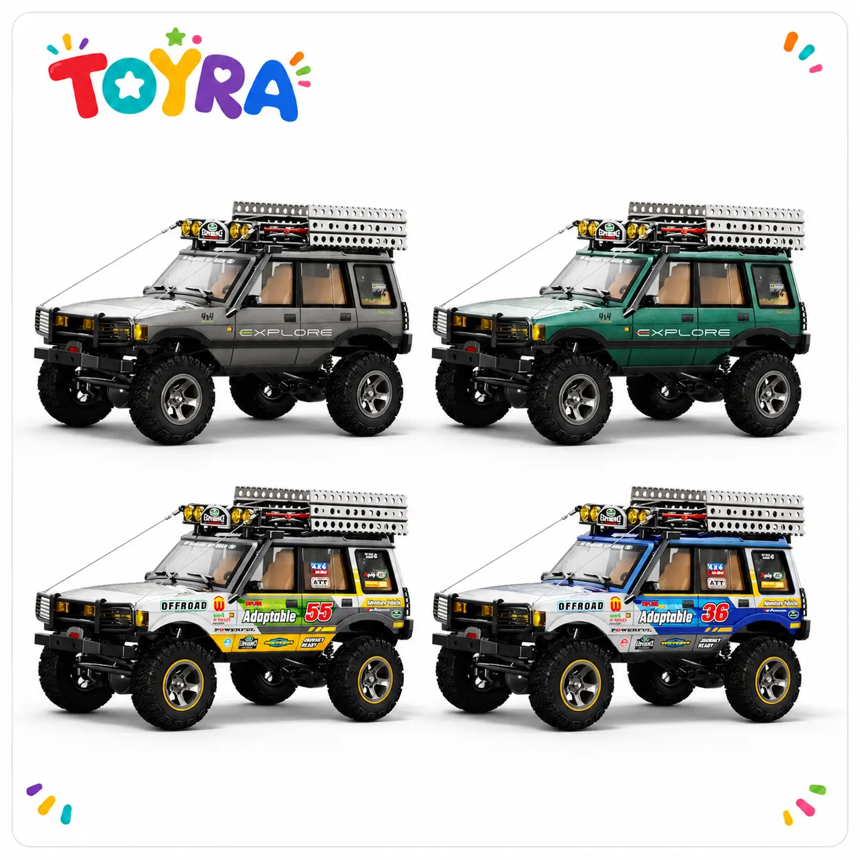 JXC 1/18 Scale RC Crawler ,2.4GHz HighTorque 4WD RC Crawling Car-Car withExcellent Suspension and ShockAbsorption,Realistic Mechanical Shifting,Dual-Speed Transmission, Multi-FunctionLighting, Dual Li-ion Batteries, PerfectBirthday & Kids Gift tiktokshops