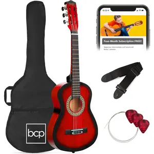Best Choice Products 30in Kids Acoustic Guitar Beginner Starter Kit with Strap, Case, Strings