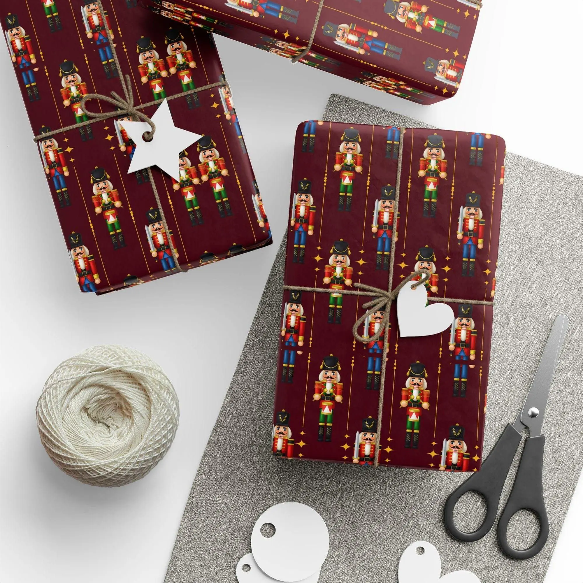 Nutcracker Wrapping Paper Holiday Gift Wrap Nutcracker Gift Wrap