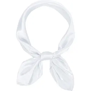Women Silk Feeling Scarf Satin Head Scarves Square Satin Scarf Wrap Neck Scarf Lightweight Silk Like Bandana