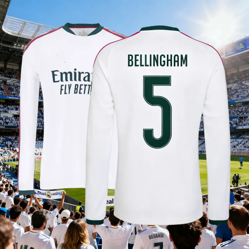 2627 #5 Home Long-Sleeve Soccer Jersey