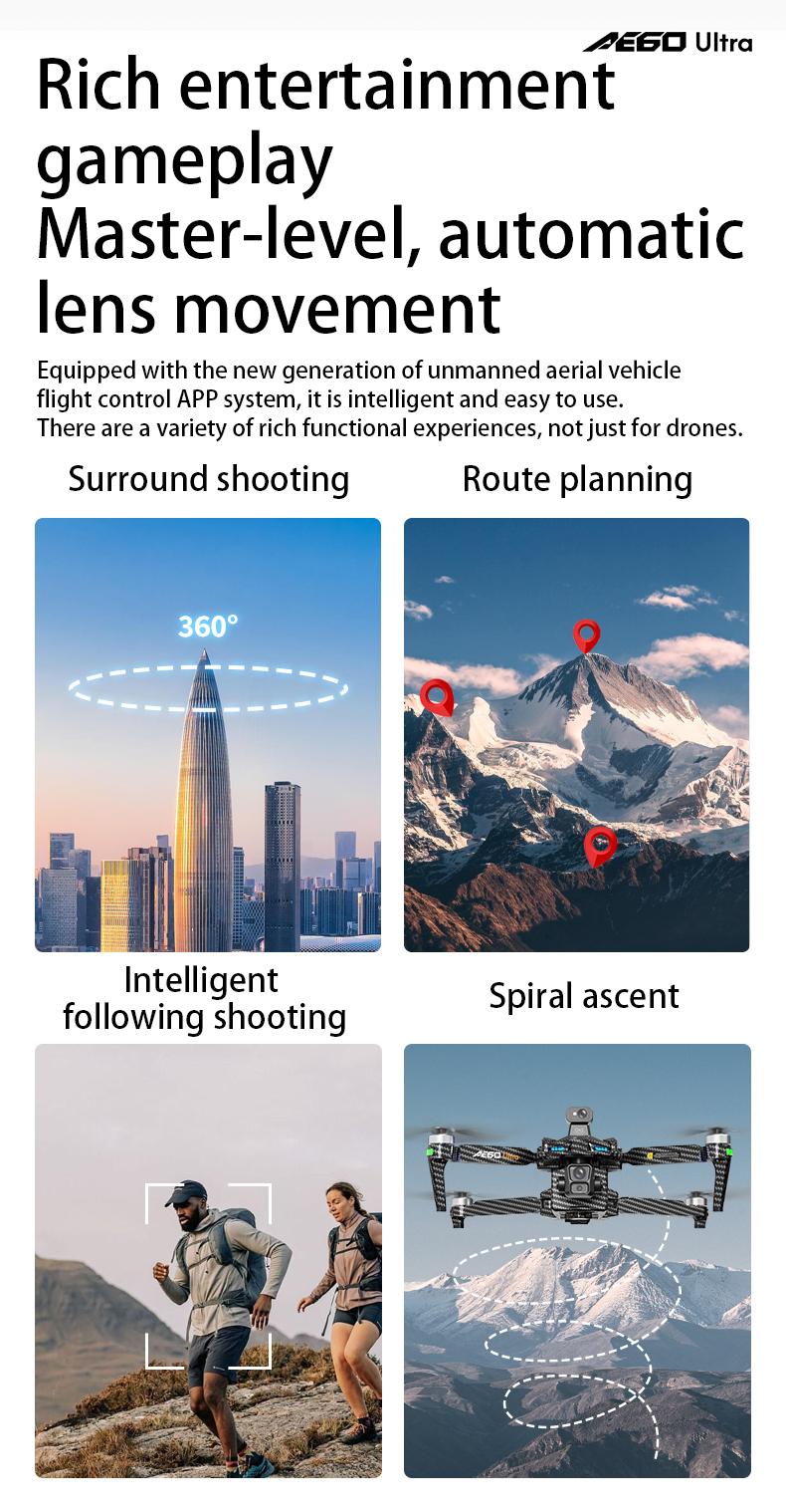 GPS Drone with Payload Drop (≤1.1lb), 4K Dual Camera, 3-Axis Gimbal, 7.2'' Screen Controller, 360° Obstacle Avoidance, 45Min Flight Time, Brushless Motor, Optical Flow, Foldable RC Quadcopter with 2 Batteries & Carry Case for Adults & Beginners