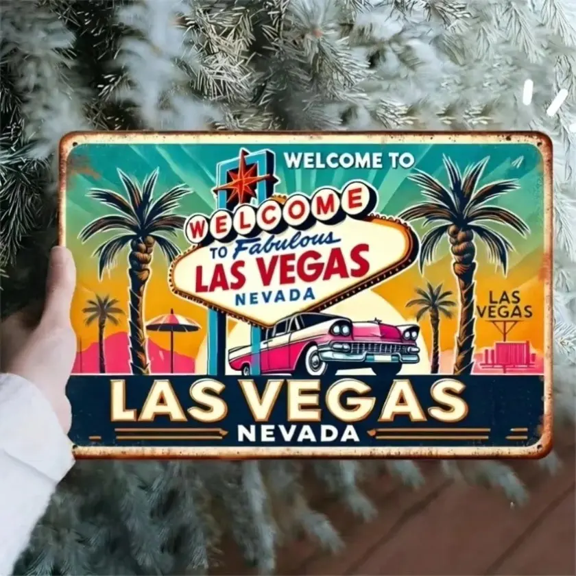 Aluminum Vintage Casino Neon Sign for Wall Decor Perfect Gift Home Bar Garage Bedroom Man Cave Retro Aluminum Metal Art