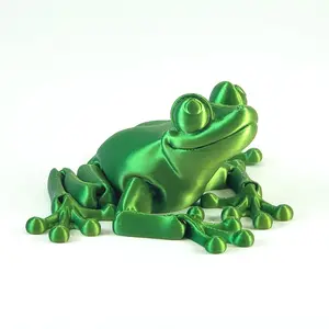 3D Printed Articulating Frog - Home Decor Ornaments