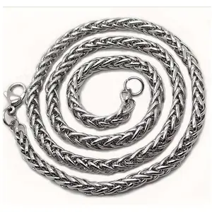 Domineering Titanium Steel Necklace for Men Dragon Bone Chain Versatile Korean Style Trendy Men's Thick Long Stainless Steel Personality Student Pendant Chain, Domineering Titanium Steel Necklace for Men Dragon Bone Chain Versatile Korean Style Trendy Men