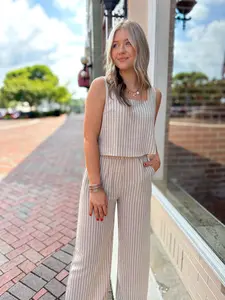 Shoreline Class Pinstripe Top