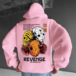 Obito Hoodie – Anime Graphic Hoodie, Akatsuki Vintage Sweater, Cool Ninja Manga Hoodie, Unisex Japanese Streetwear