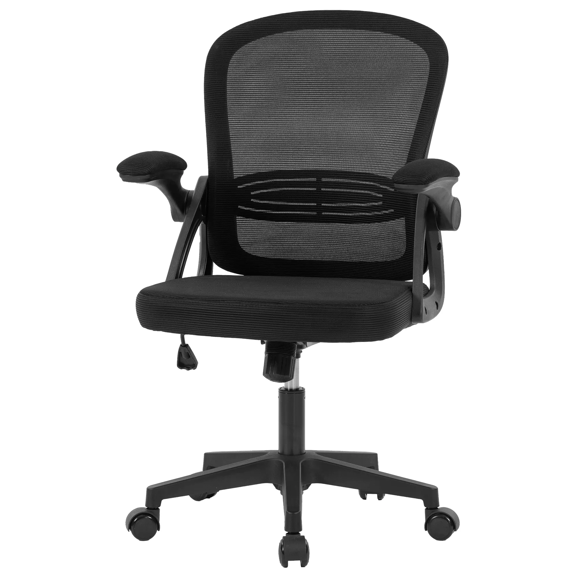 [DealsForYouDays] Ergonomic Office Chair for Home Office – Foldable Armrests, Mesh Back, Lumbar Support, Adjustable Height, Quiet Wheels, Comfortable Desk Chair for Long Hours, ideal for home work, office use and kids study